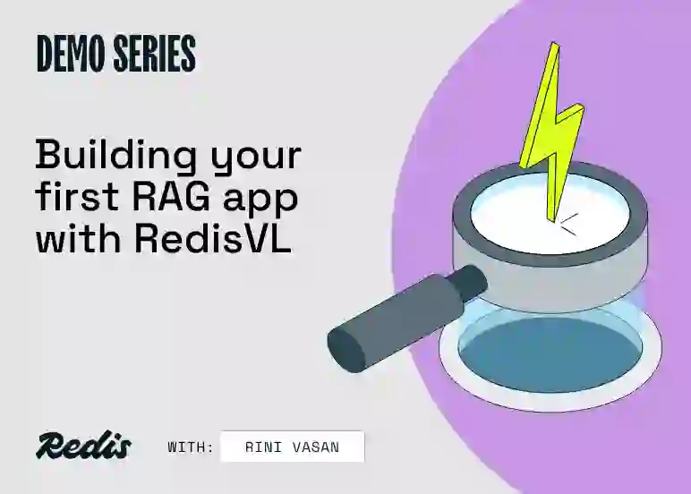 Building your first RAG app with RedisVL Event Card